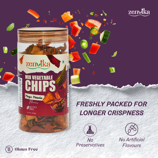Mix Vegetable Chips| 150 GM