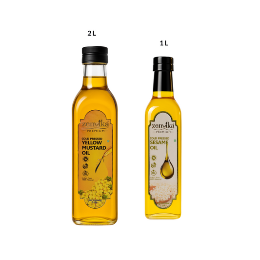 Golden Duo: Yellow Mustard & Sesame Oil