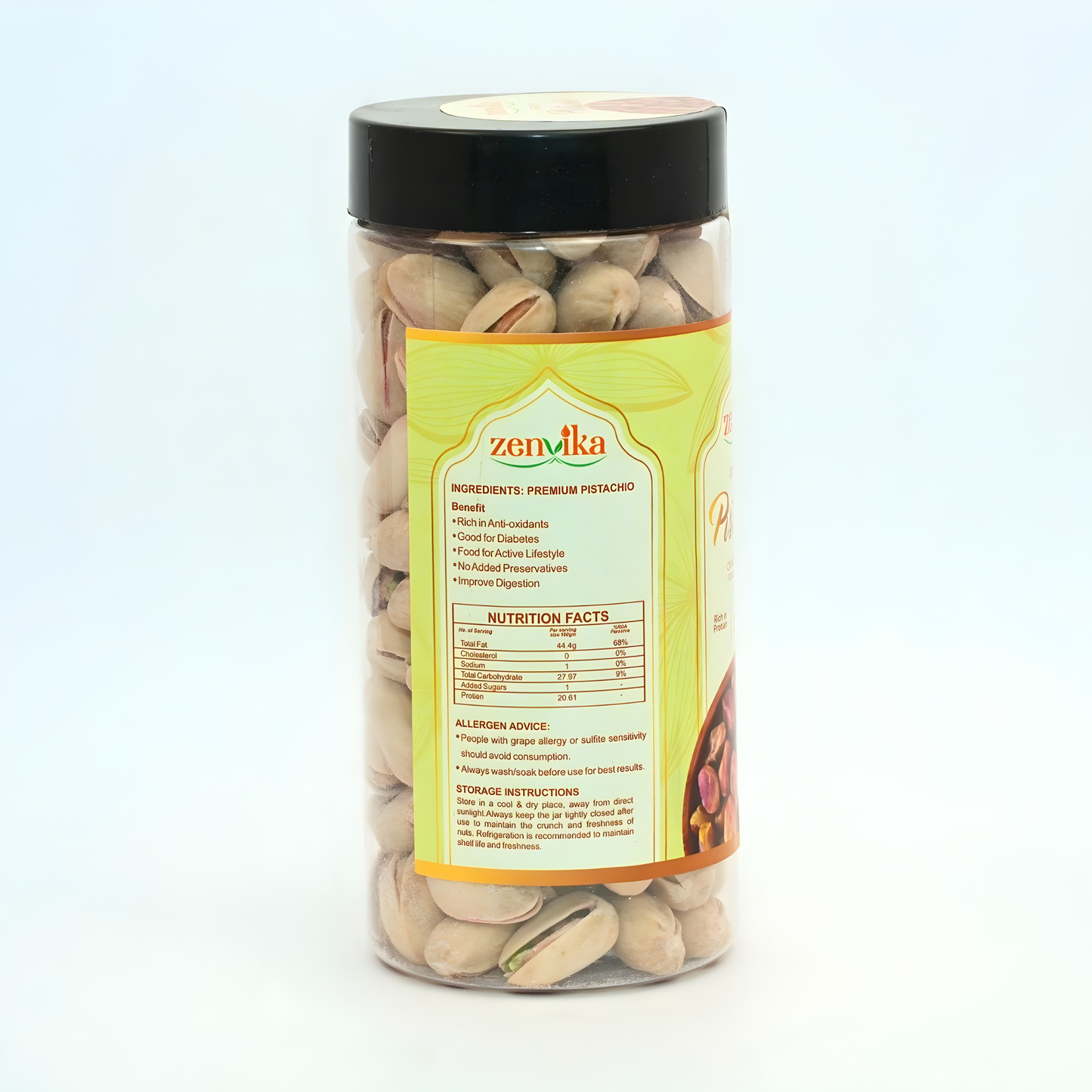 Premium Pistachios with Sendha Namak