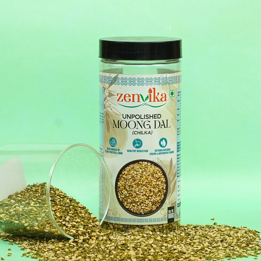 Unpolished Moong Dal Chilka-900 GM