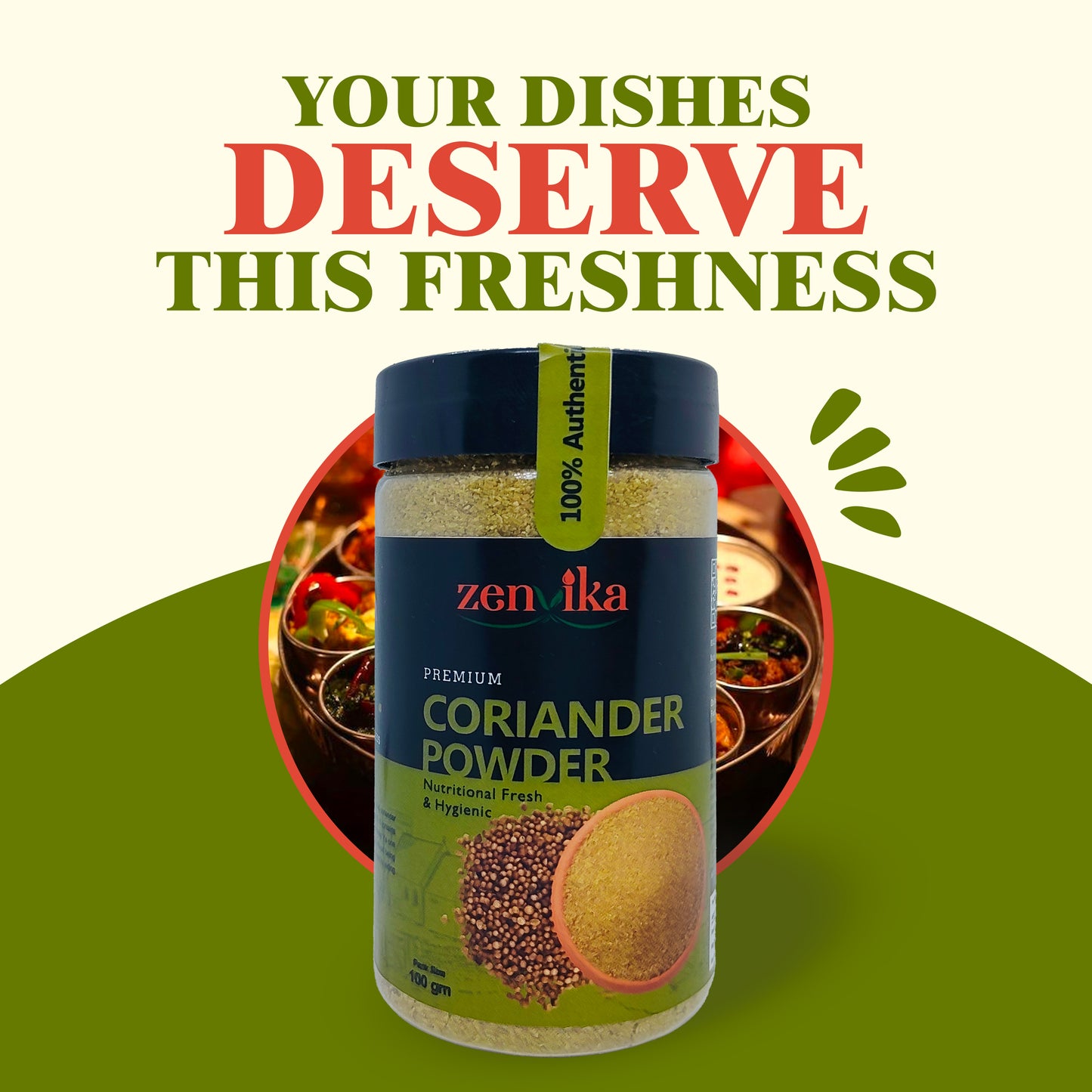Haldi, Dhaniya & Mirchi Powder Combo Pack (100g Each)