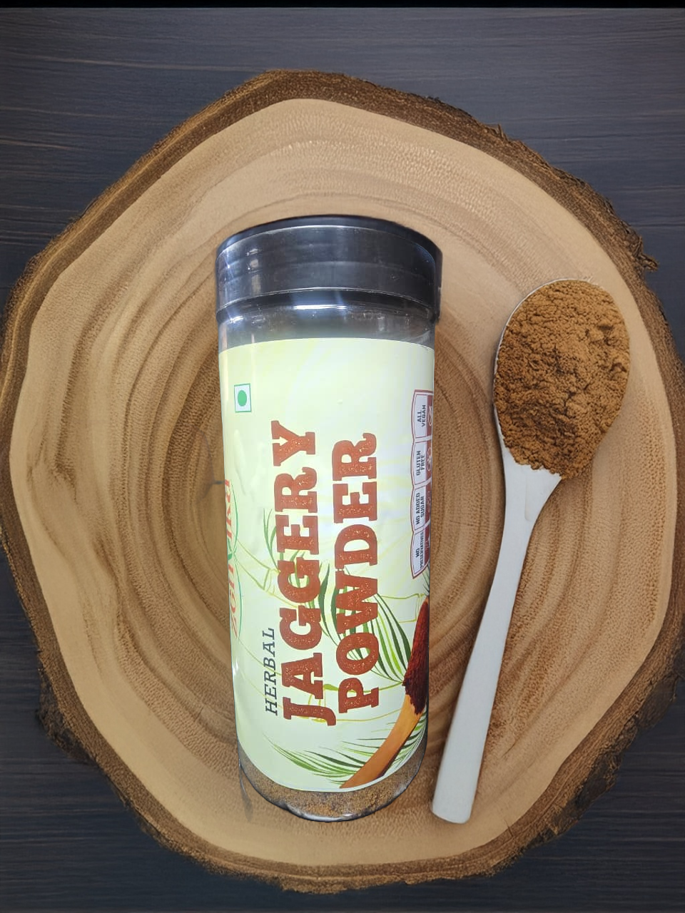 ZENVIKA HERBAL JAGGERY POWDER || 500 GM || PET PLASTIC JAR