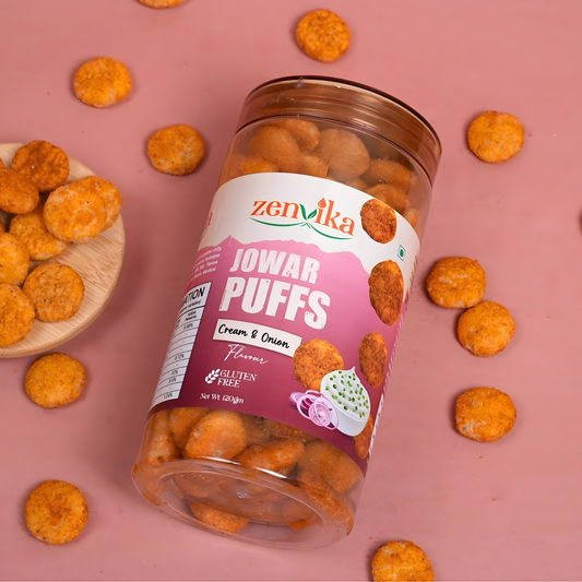 Jowar Puffs – Cream & Onion | 120 g