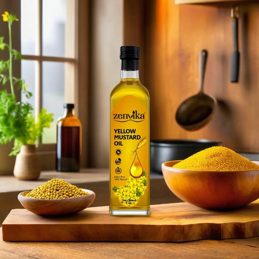 Cold-Pressed Yellow Mustard Oil