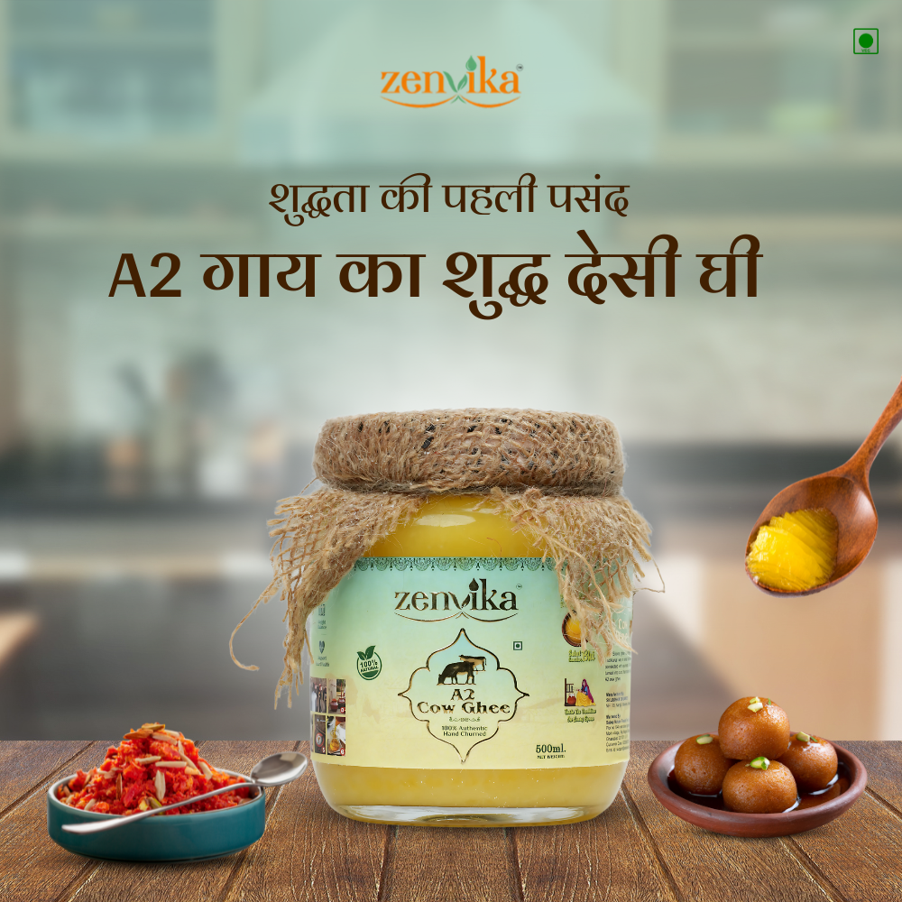 500 ML | Zenvika Pure A2 Ghee Billona Method