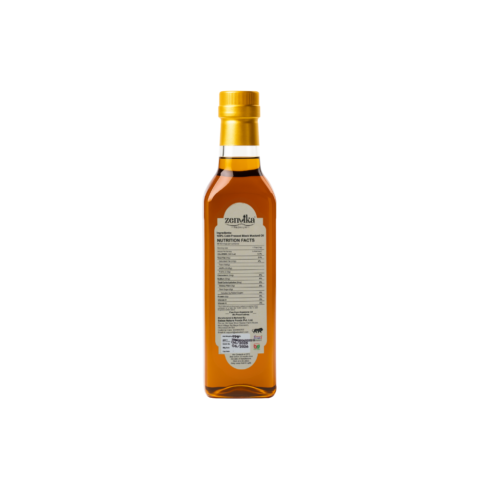 1 Ltrs Cold-Pressed Black Mustard Oil