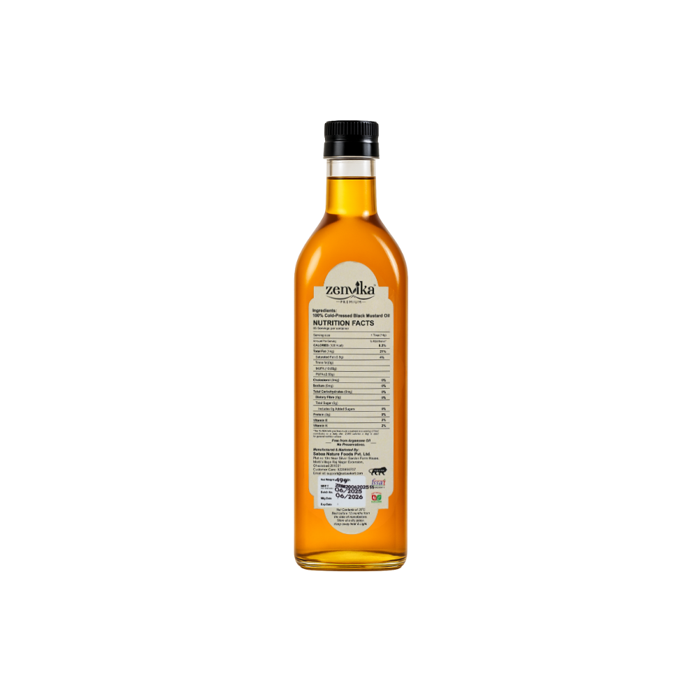 2 Ltrs Cold-Pressed Black Mustard Oil