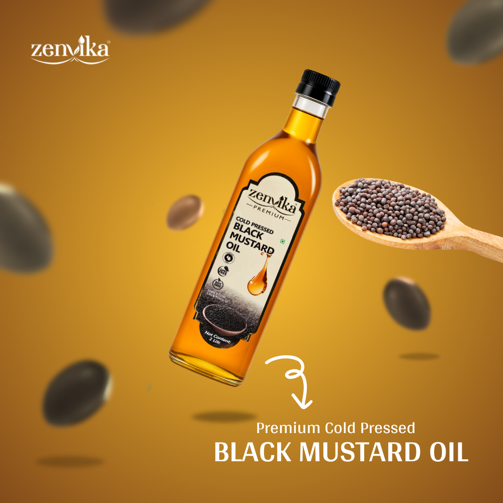 2 Ltrs Cold-Pressed Black Mustard Oil