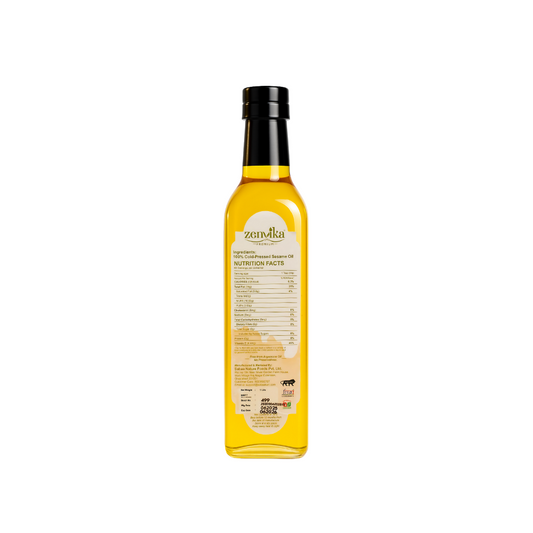 Cold-Pressed Sesame Oil (White)