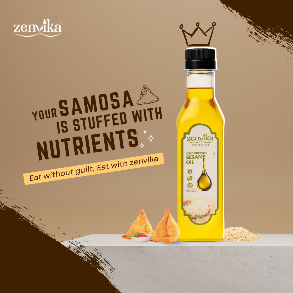 250 ML | Cold-Pressed Sesame Oil (White)