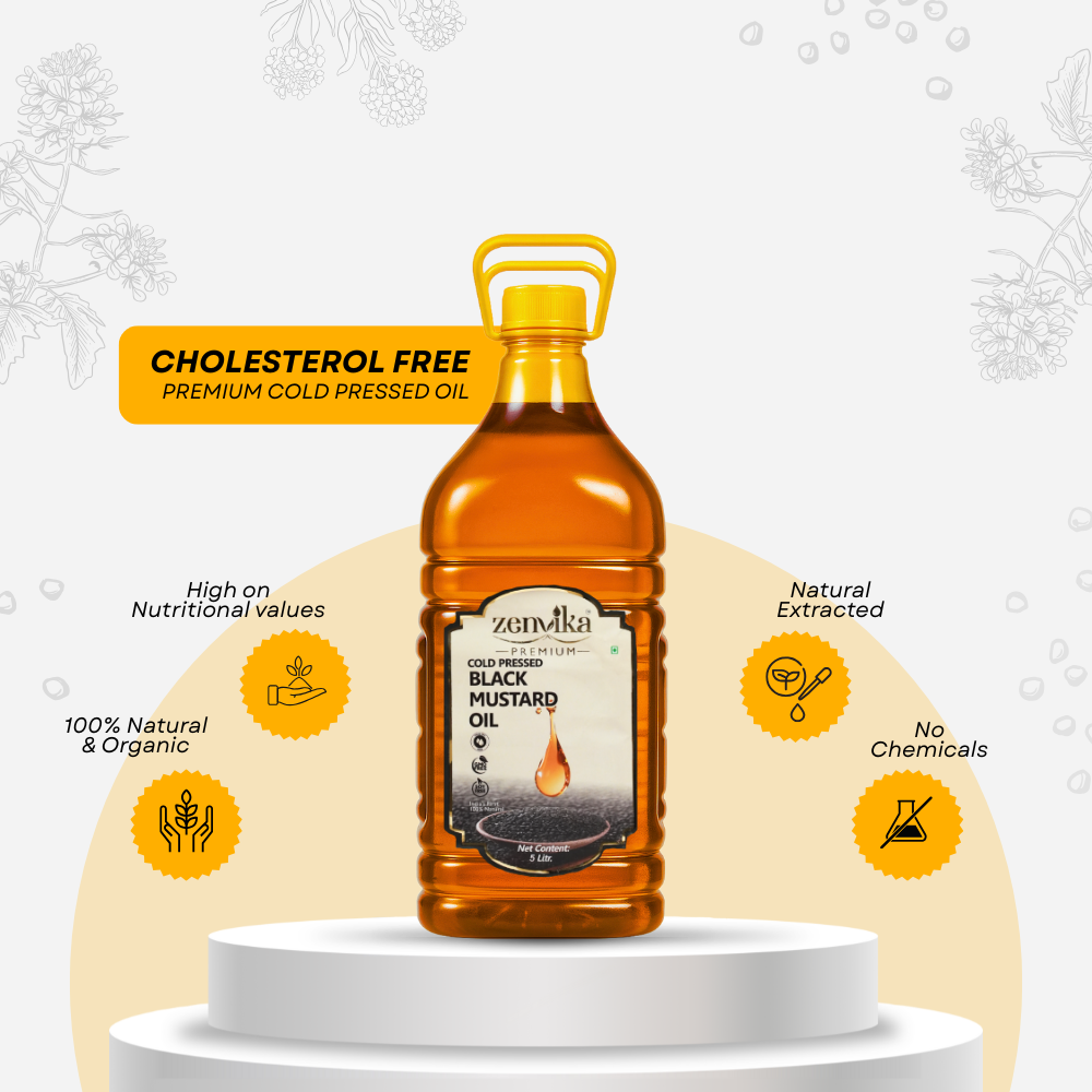 5L | Cold-Pressed Black Mustard Oil