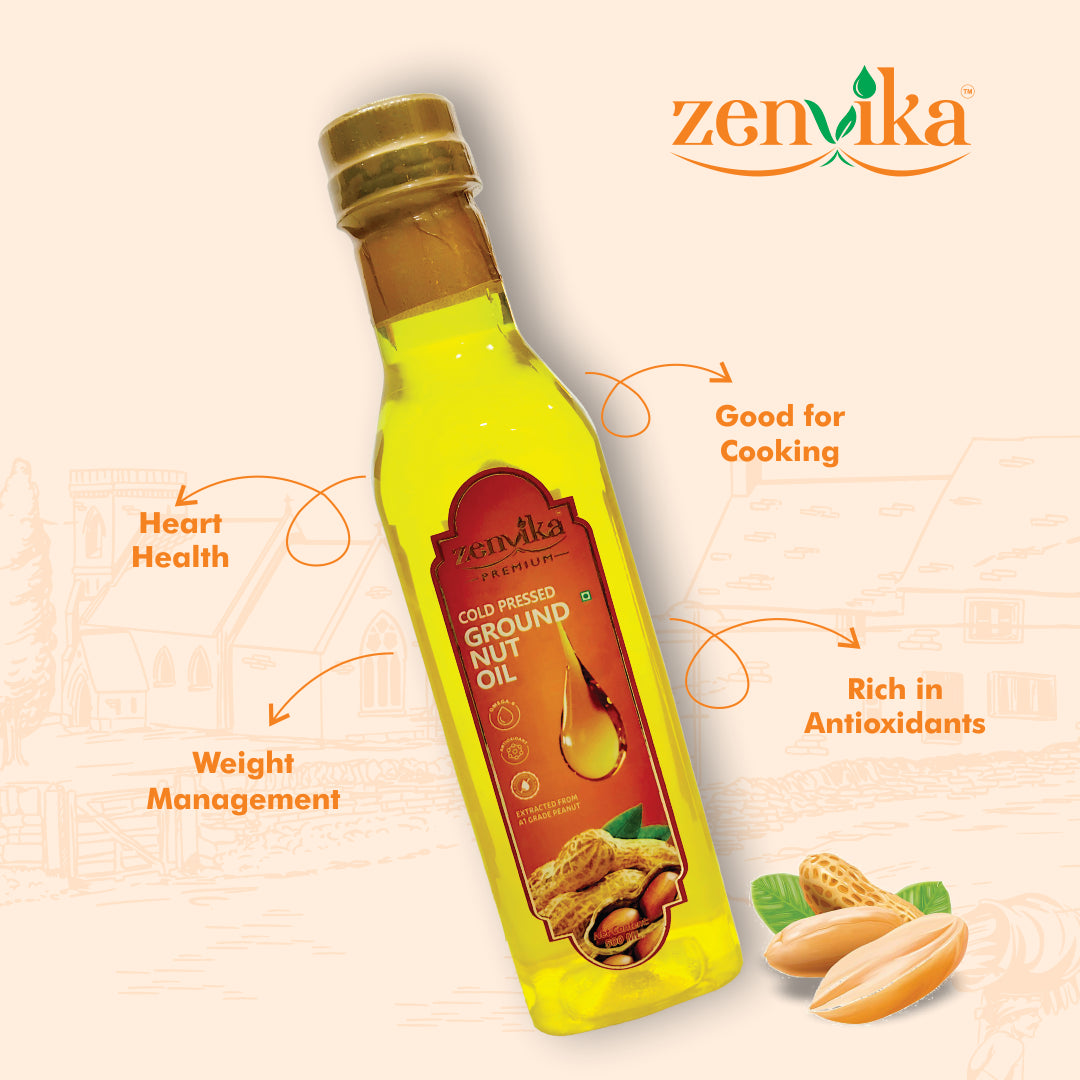 1 ltrs Cold-Pressed Peanut Oil