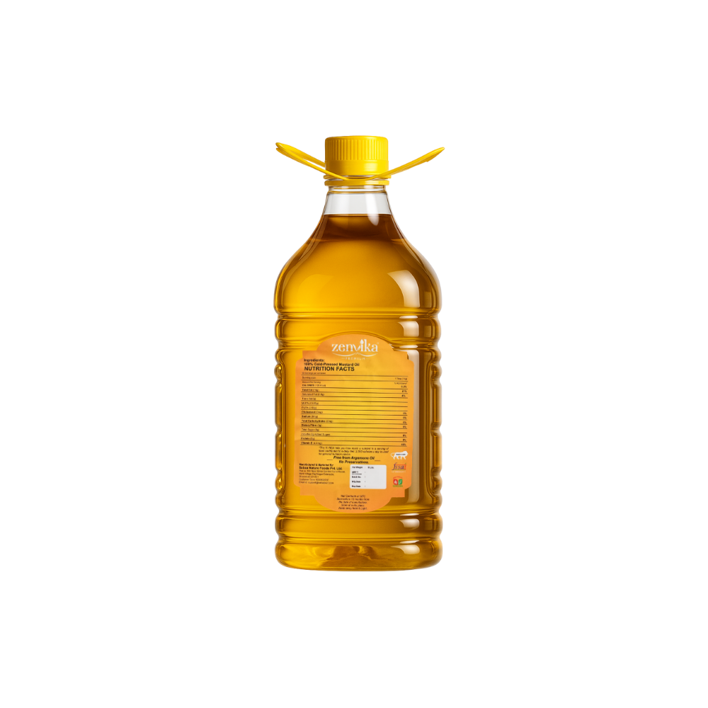 5L | Cold-Pressed Yellow Mustard Oil
