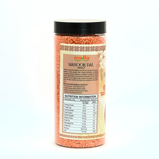 Unpolished Masoor Dal Dhuli 900 Gm