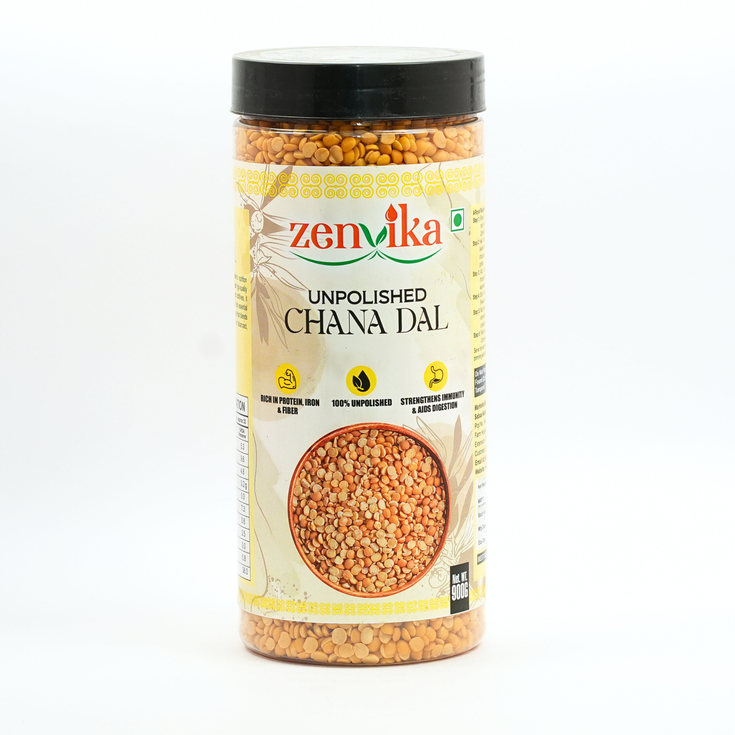 Unpolished Chana Dal - 900 GM