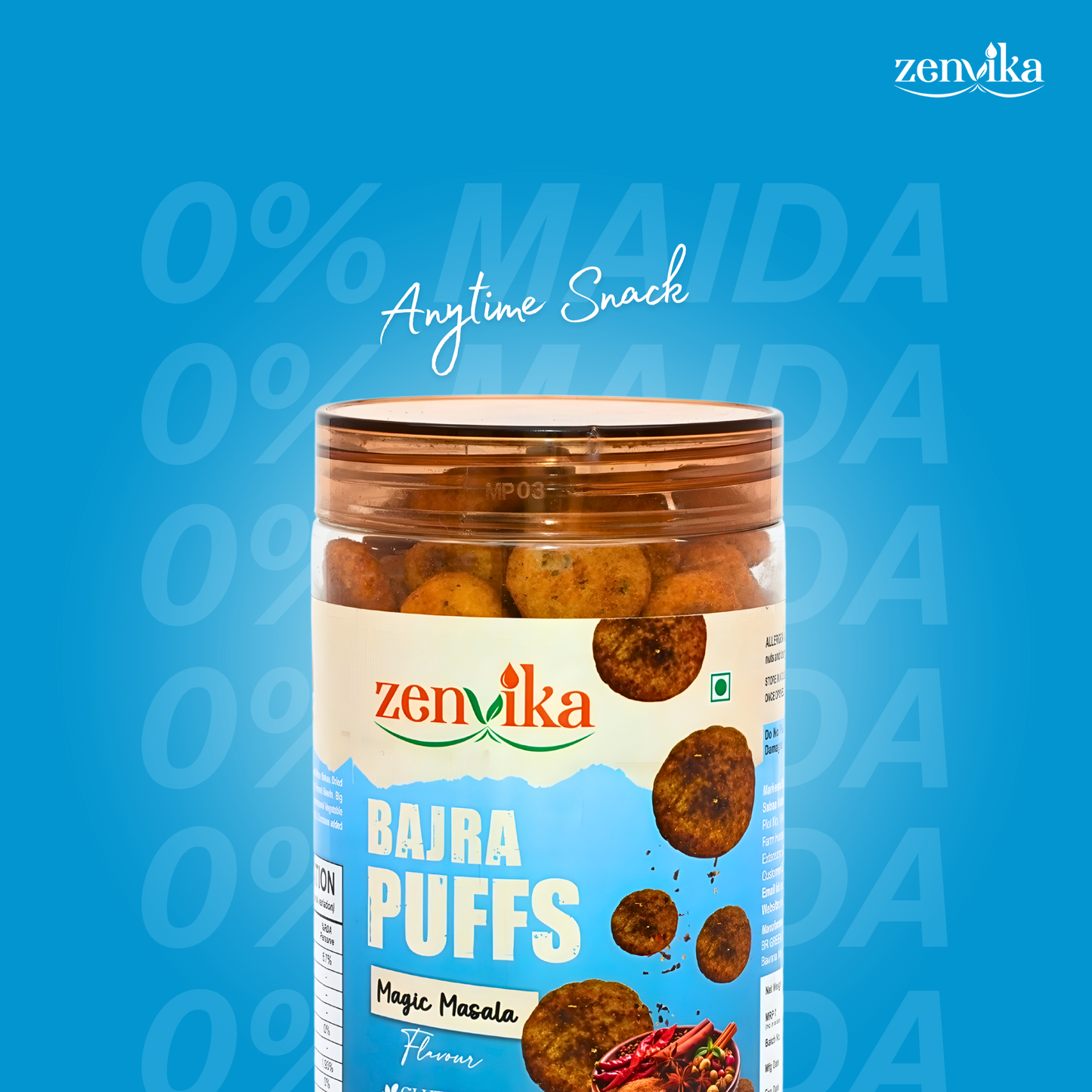 Bajra Puffs – Magic Masala | 120 g