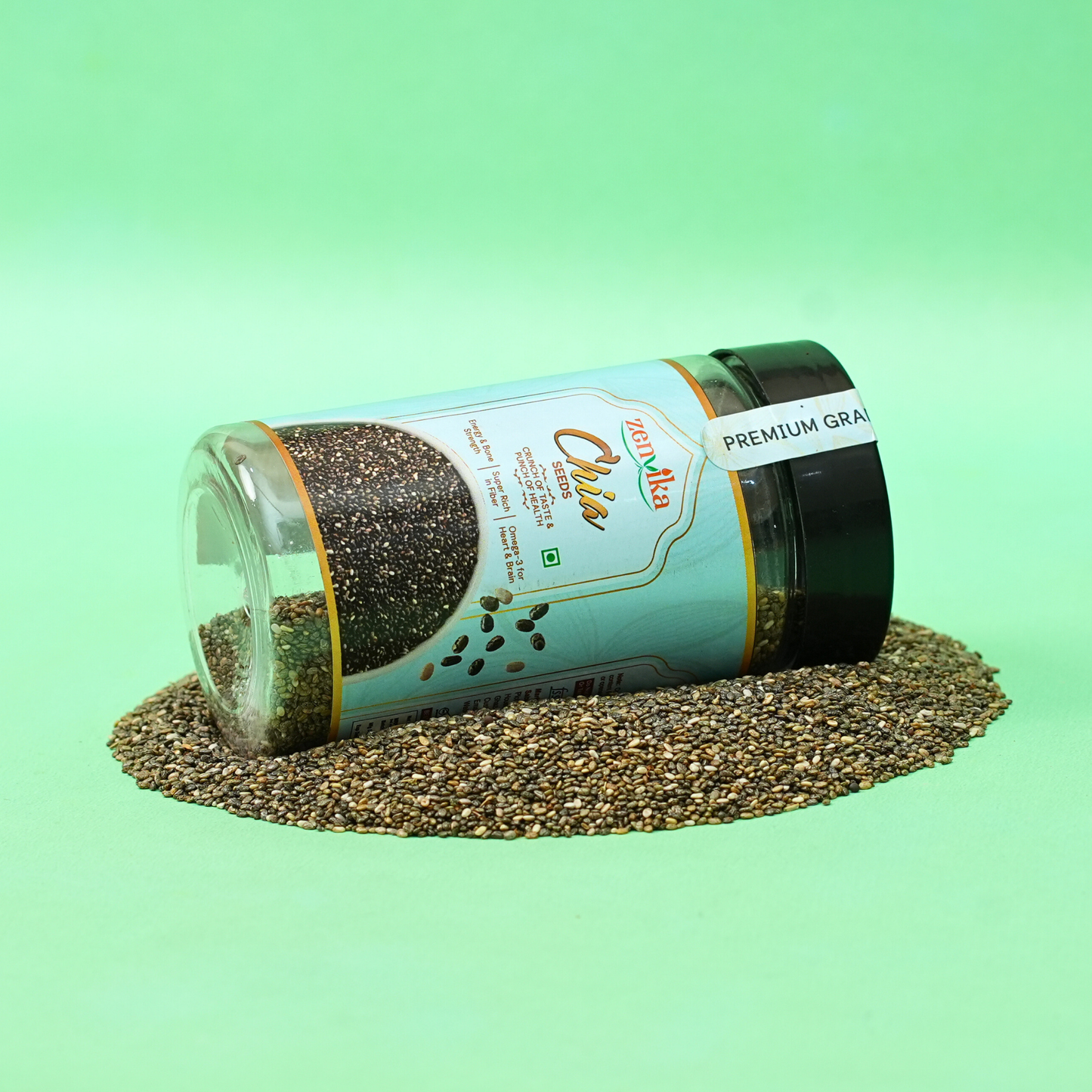 Premium Chia Seeds 100 Gm