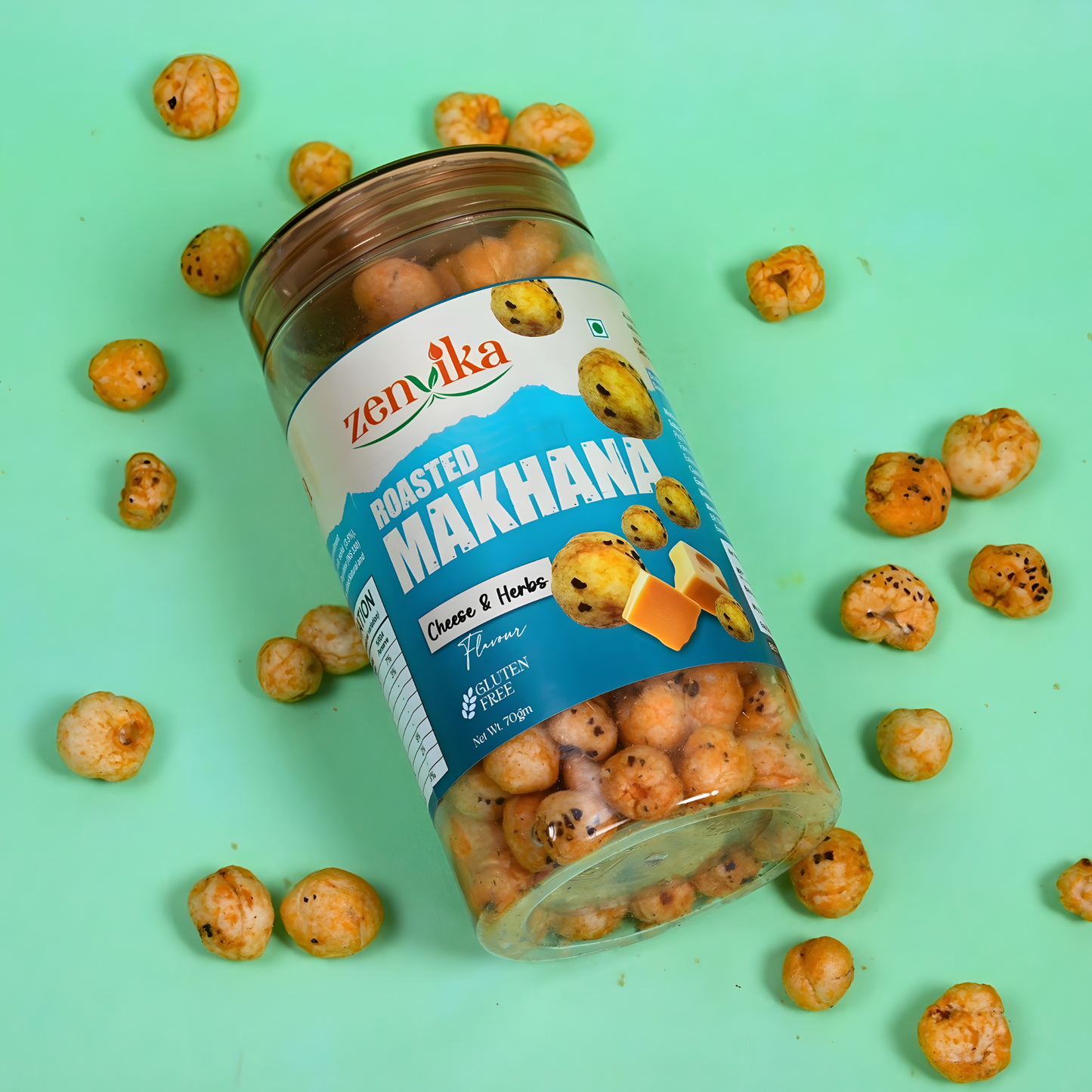 Roasted Makhana – Cheese &amp; Herbs | 70 g