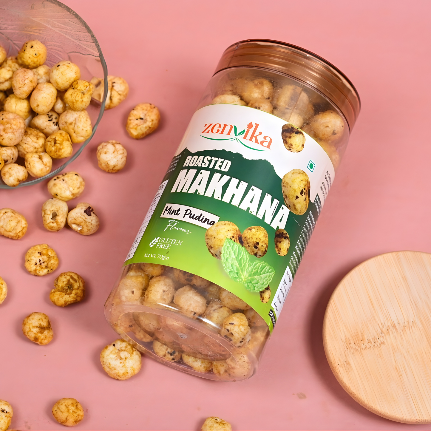 Roasted Makhana – Mint Pudina Flavor | 70 g