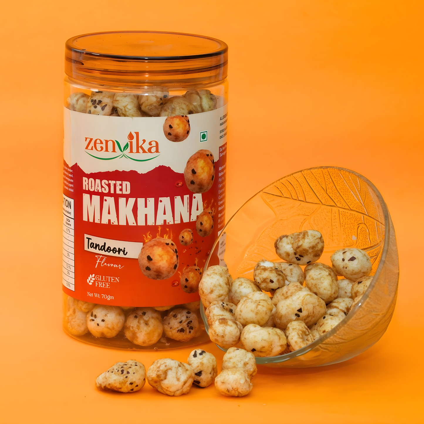 Roasted Makhana – Tandoori Flavour | 70 g