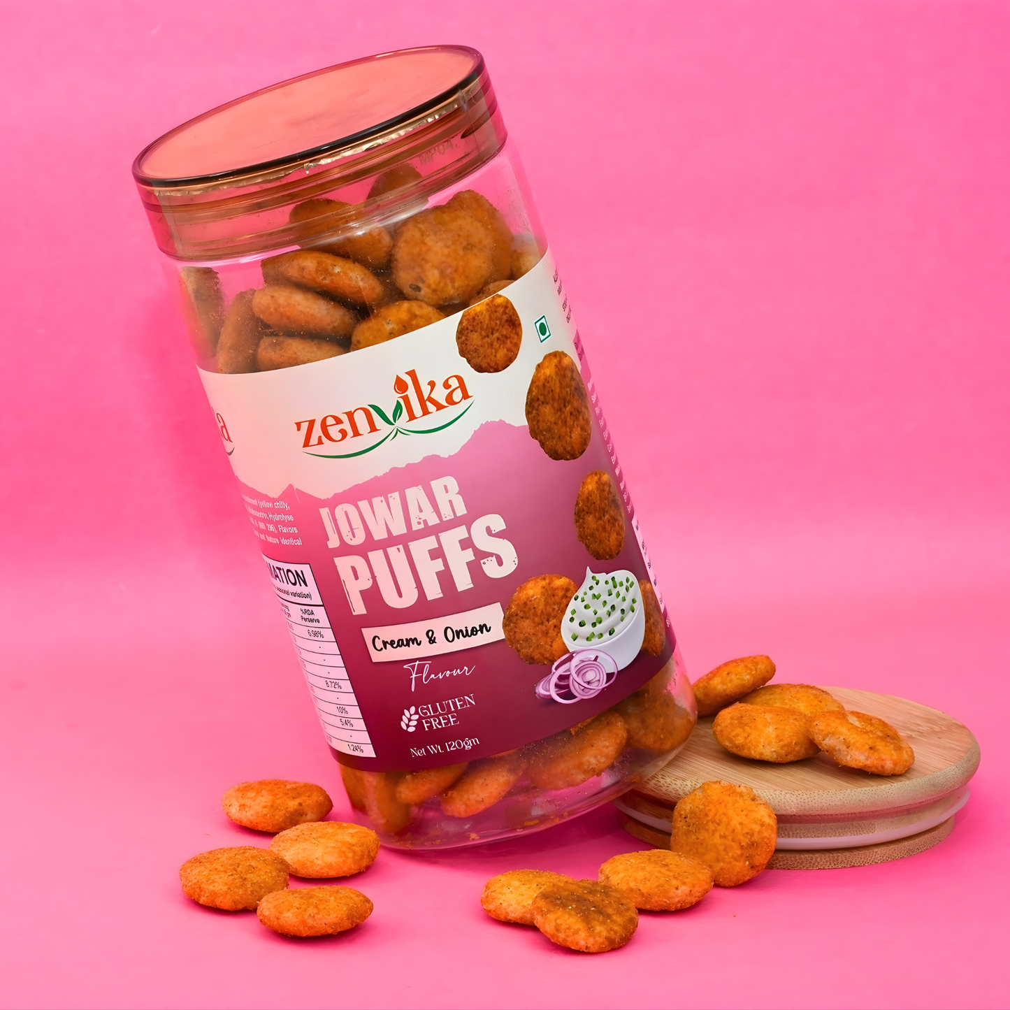 Jowar Puffs – Cream & Onion | 120 g