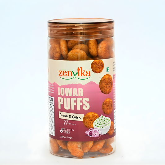 Jowar Puffs – Cream & Onion | 120 g