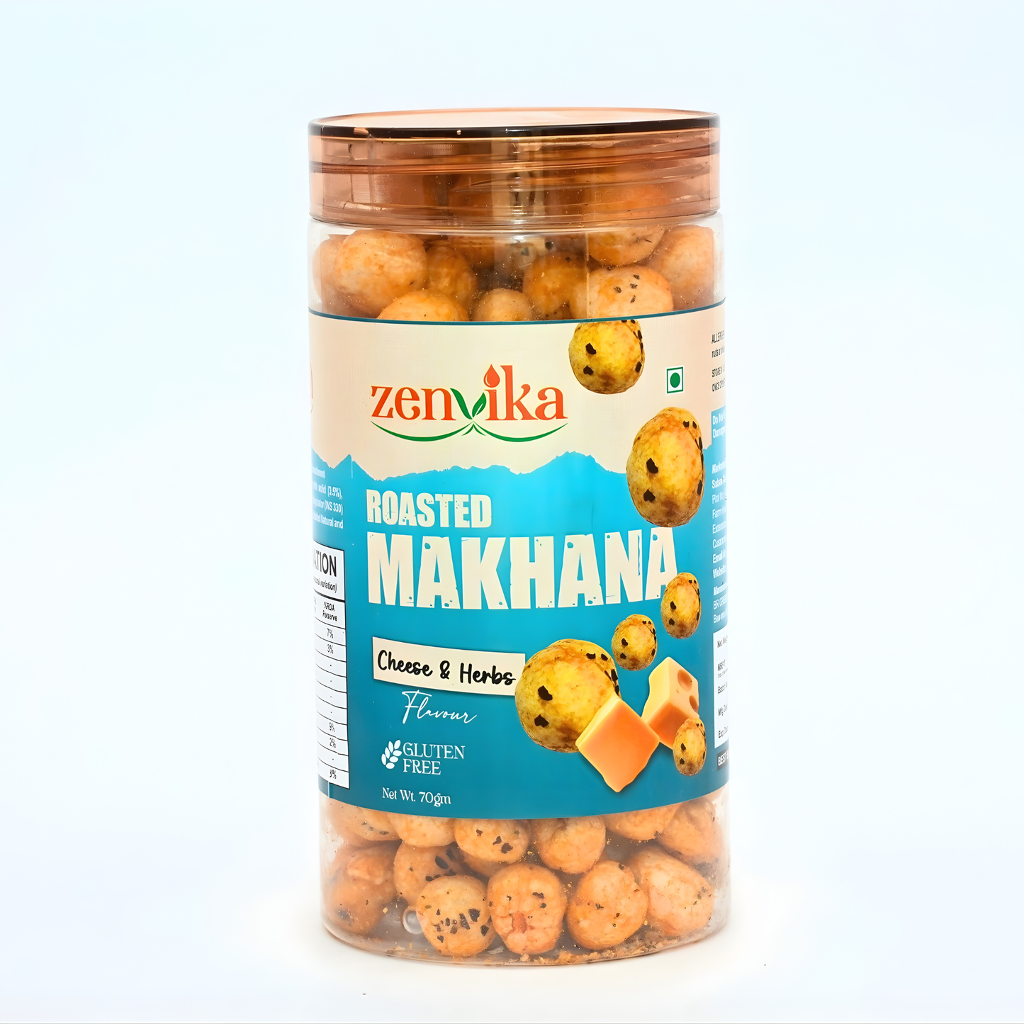 Roasted Makhana – Cheese &amp; Herbs | 70 g