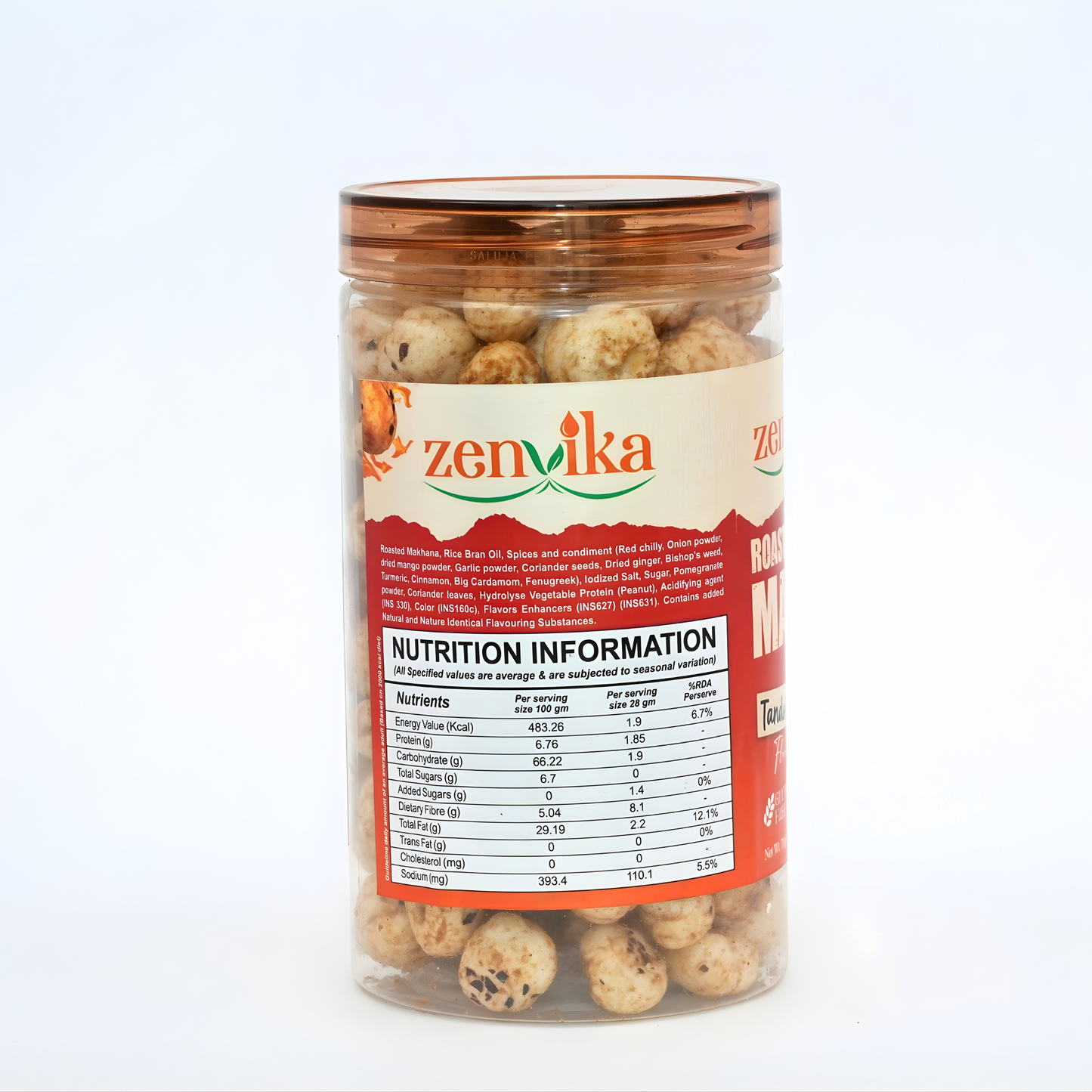 Roasted Makhana – Tandoori Flavour | 70 g