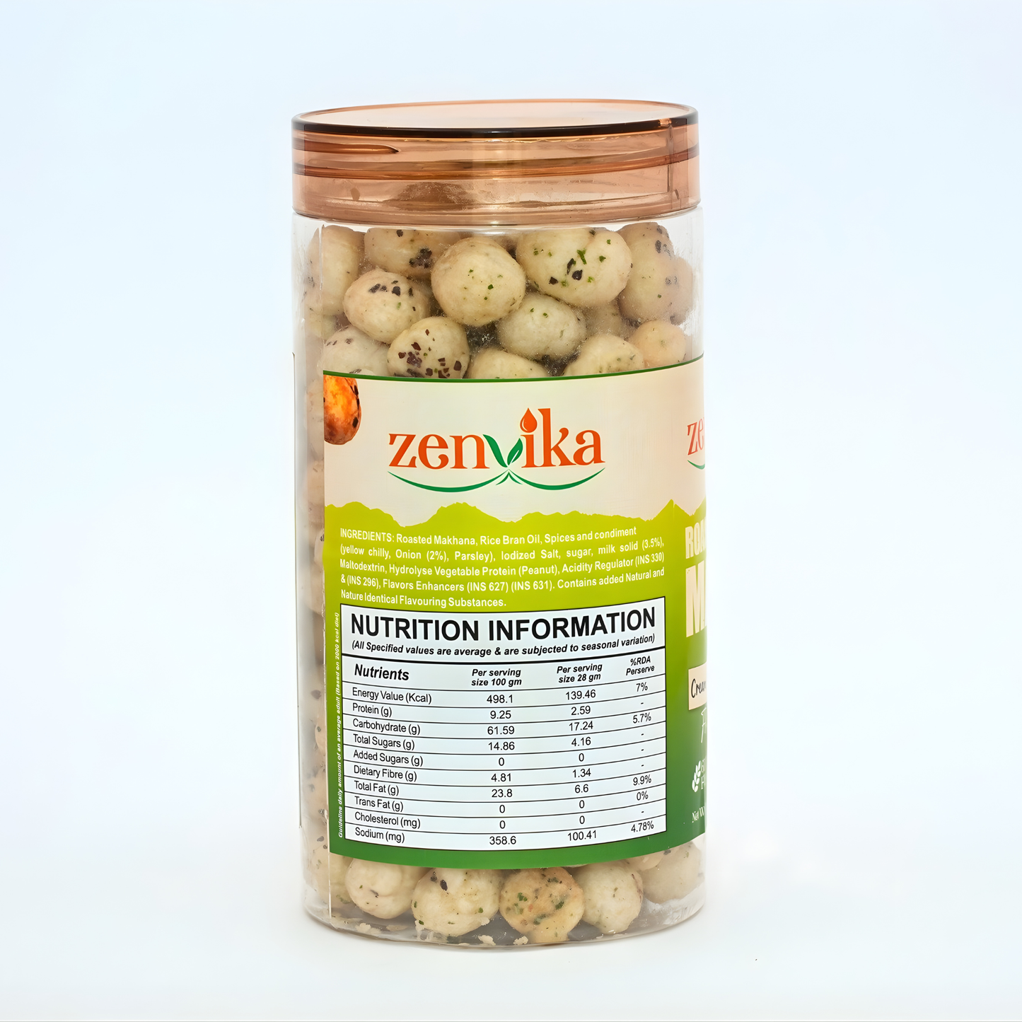 Roasted Makhana – Cream &amp; Onion | 70 g