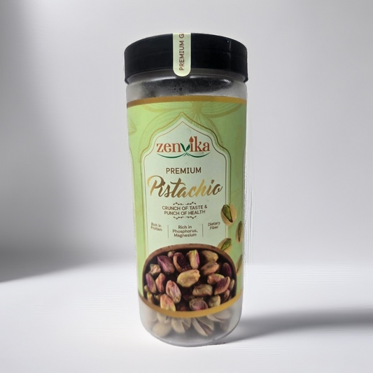 Zenvika Premium Pistachios | Lightly Salted with Sendha Namak | 200 GM