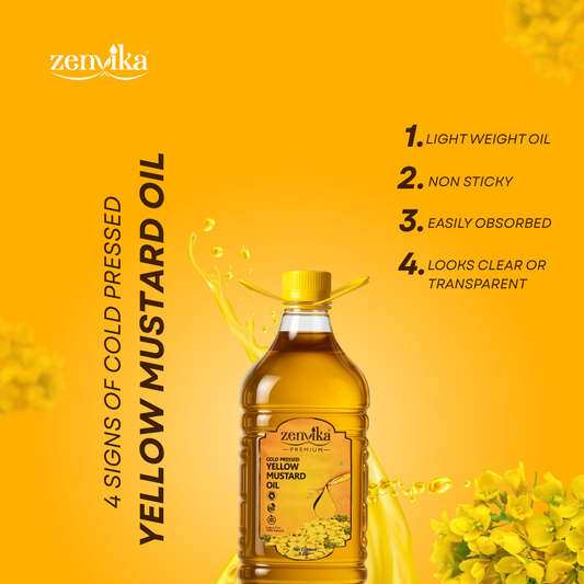 5L | Cold-Pressed Yellow Mustard Oil