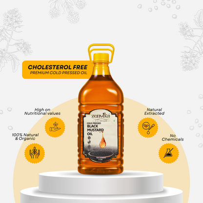 5L | Cold-Pressed Black Mustard Oil